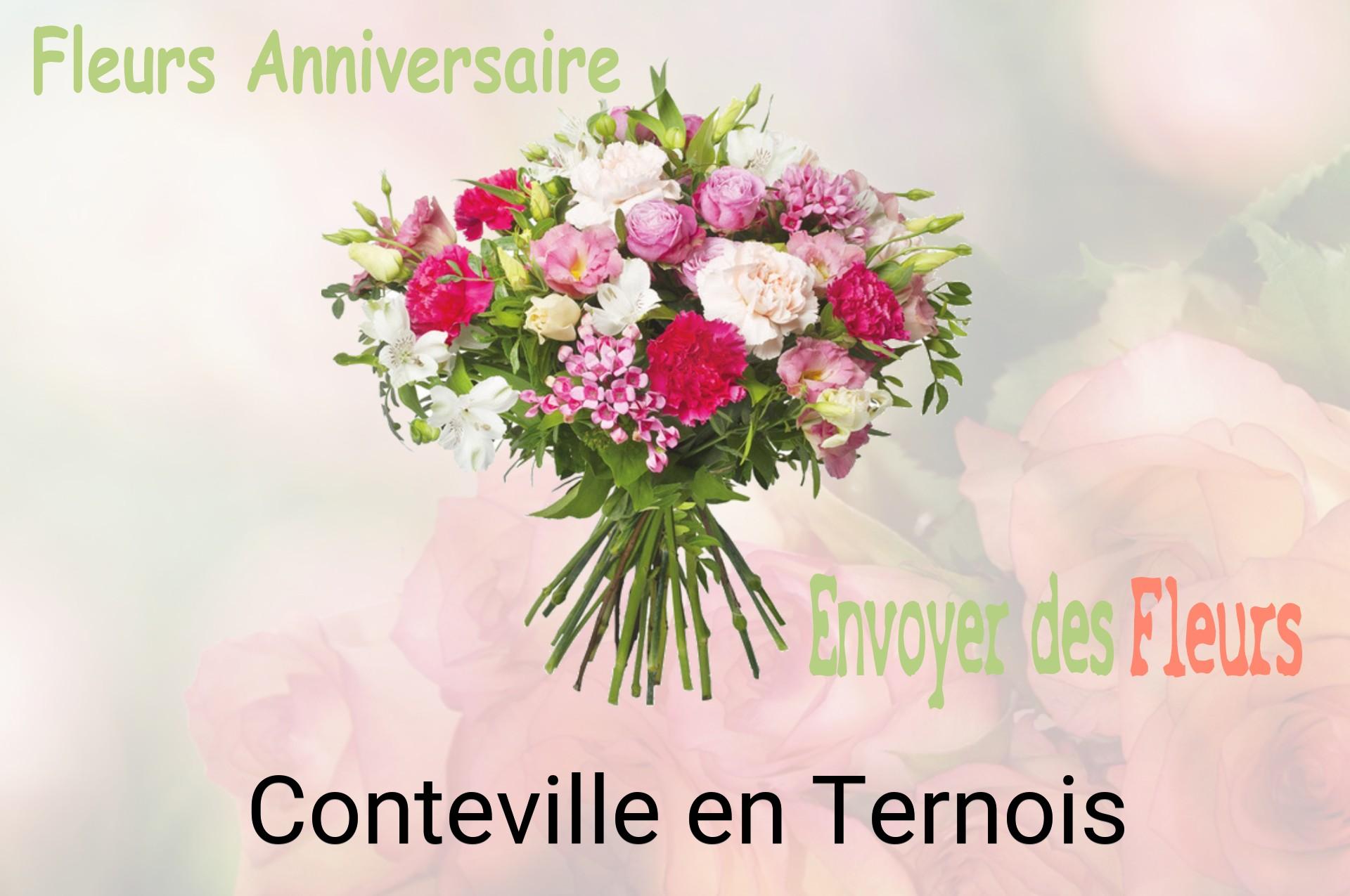 Bouquet de fleurs d’anniversaire livré à Conteville-en-Ternois